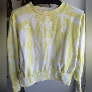 Yellow Tie-Dye Women's Sweater
